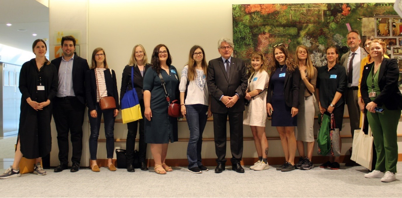 YPP with Commissioner Breton @ European Parliament